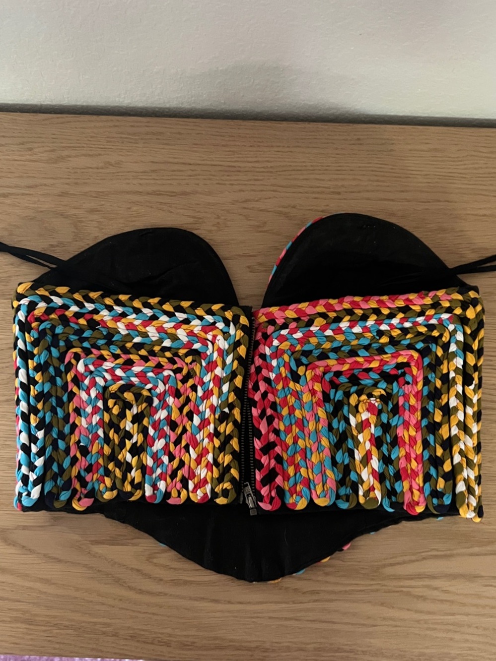 Mara Hoffman Julie Multicolor Braided Bustier Top – Size 6 - Picture 5 of 8